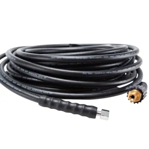 20M Pressure Washer Hose Extension with Drain Cleaner Nozzle Accessory Pack