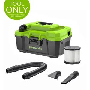40V 3-Gallon Cordless Battery Wet/Dry Shop Vacuum (Tool Only)