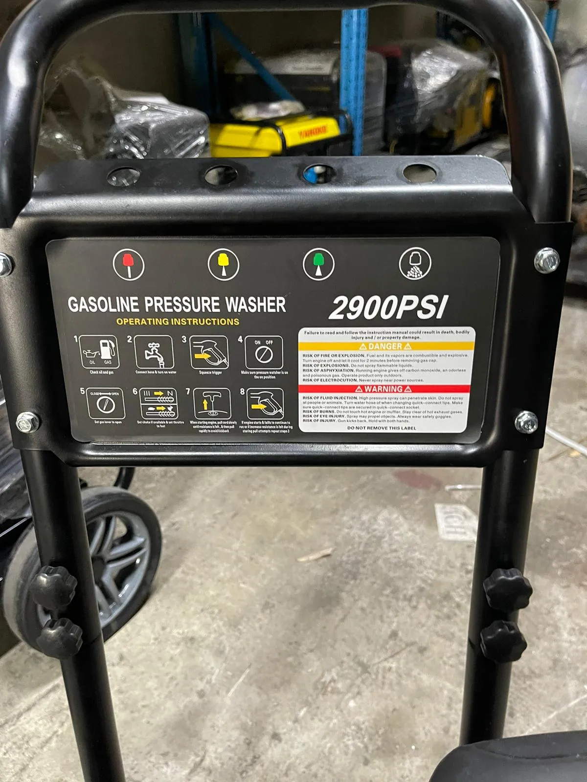 Aiko 4-stroke , 9hp Gasoline Engine 200bar High Pressure Washer Come with 10m Pressure Hose & Gun | Model : HPW-3WZ-2900GFB
