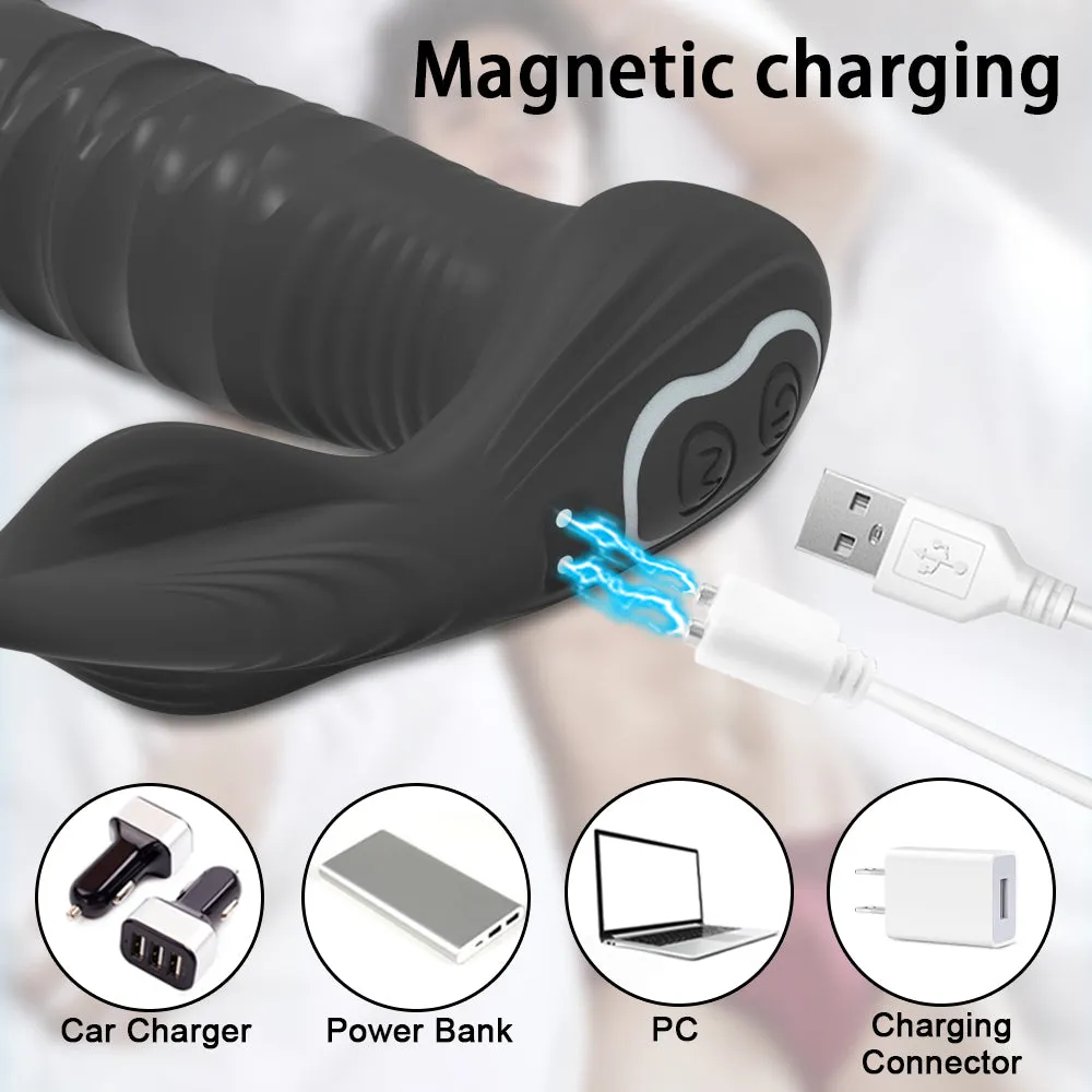 App Control Thrusting Anal Butt Plug Vibrator & Prostate Massager Bullet Buttplug