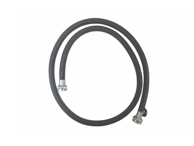 AQUARIUS Black Washing Machine Hose - 3/4" (F) x 3/4" (F) 5' - AQUA082