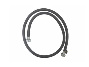 AQUARIUS Black Washing Machine Hose - 3/4" (F) x 3/4" (F) 5' - AQUA082