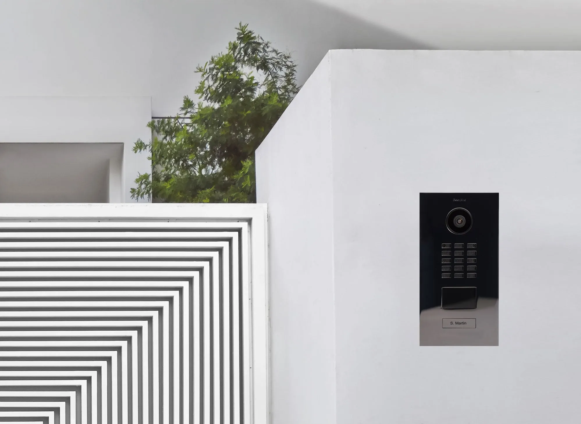 DoorBird IP Intercom Video Door Station D2101V - Metallic Finish - Flush backbox and Surface backbox available separately