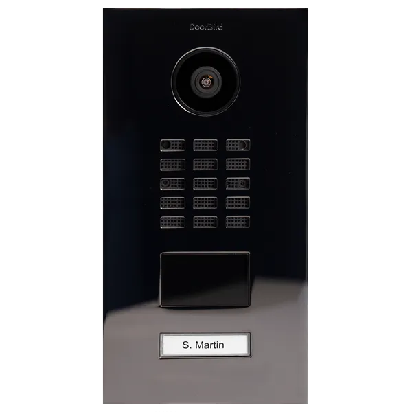 DoorBird IP Intercom Video Door Station D2101V - Metallic Finish - Flush backbox and Surface backbox available separately