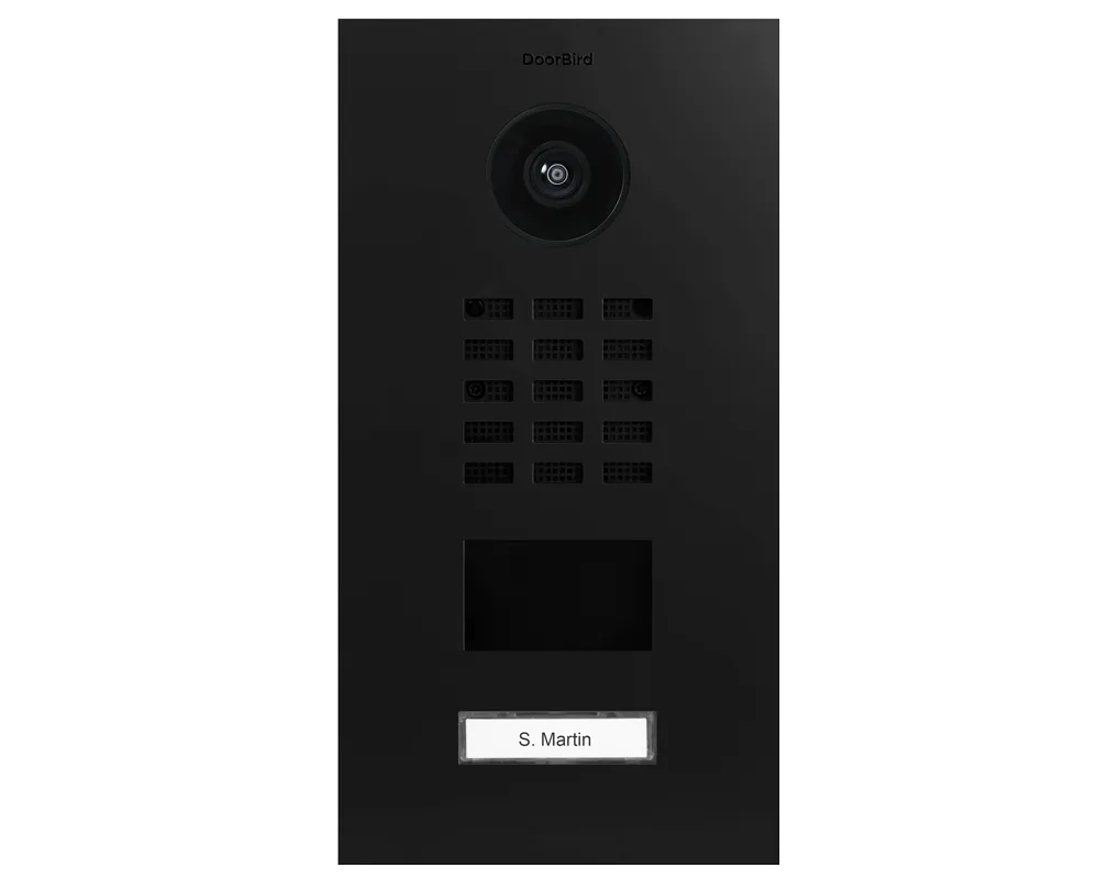 DoorBird IP Intercom Video Door Station D2101V - Metallic Finish - Flush backbox and Surface backbox available separately