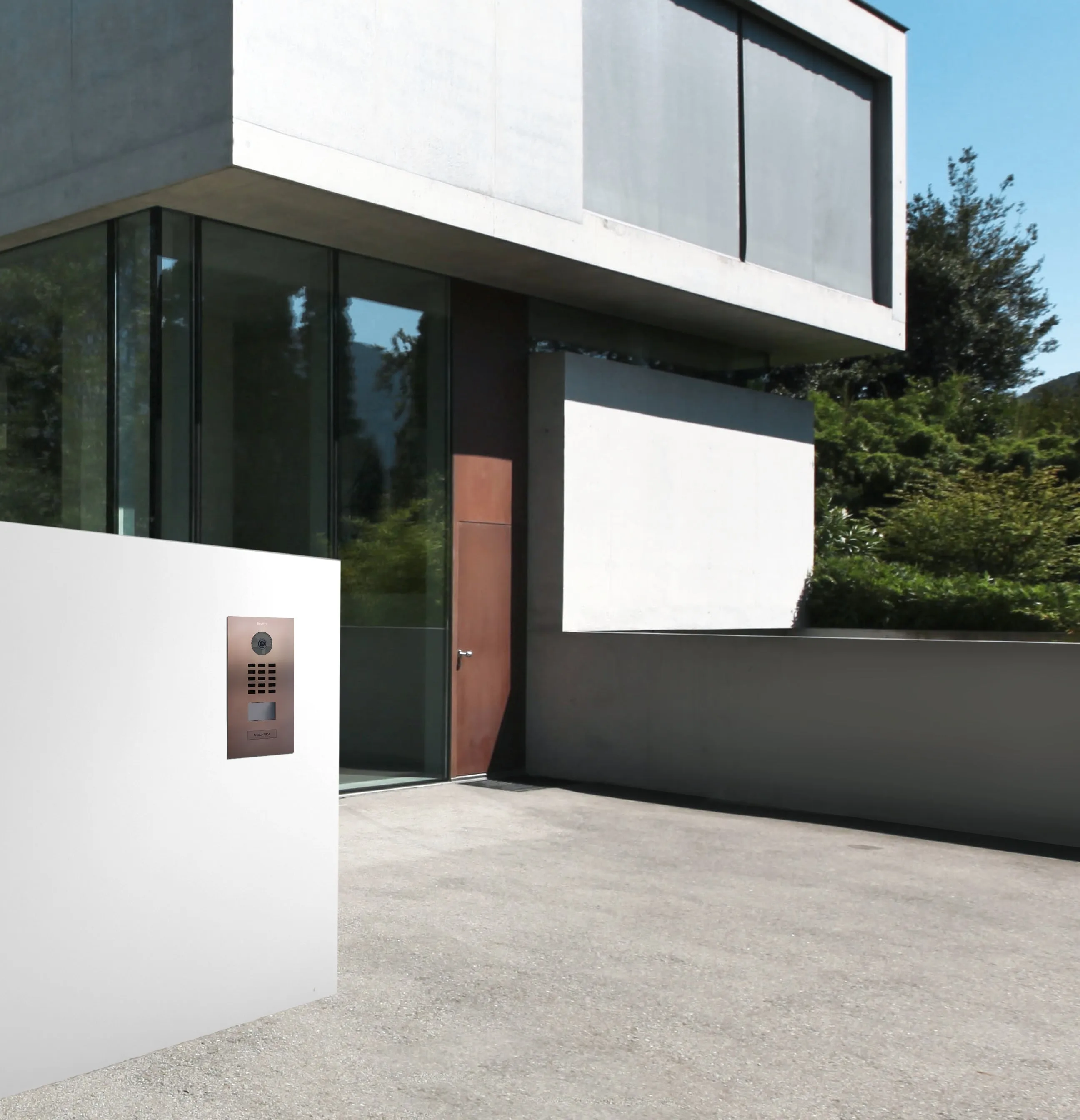 DoorBird IP Intercom Video Door Station D2101V - Metallic Finish - Flush backbox and Surface backbox available separately