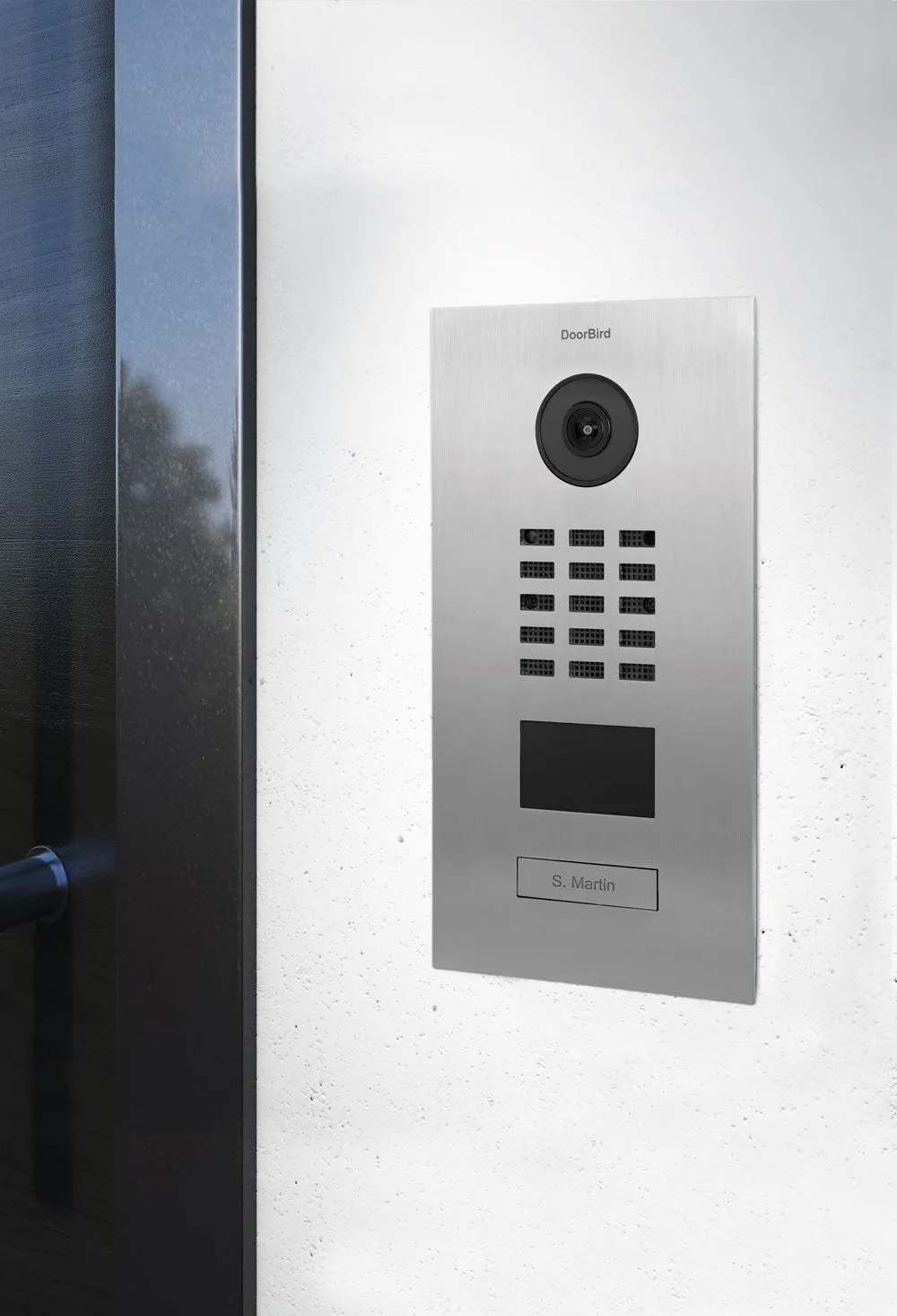 DoorBird IP Intercom Video Door Station D2101V - Metallic Finish - Flush backbox and Surface backbox available separately