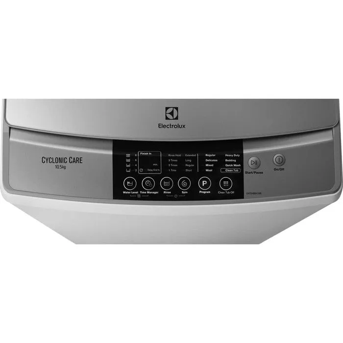 Electrolux EWT0H88H1WB Top Load Washer Cyclonic Care Pulsator 10.5 kg
