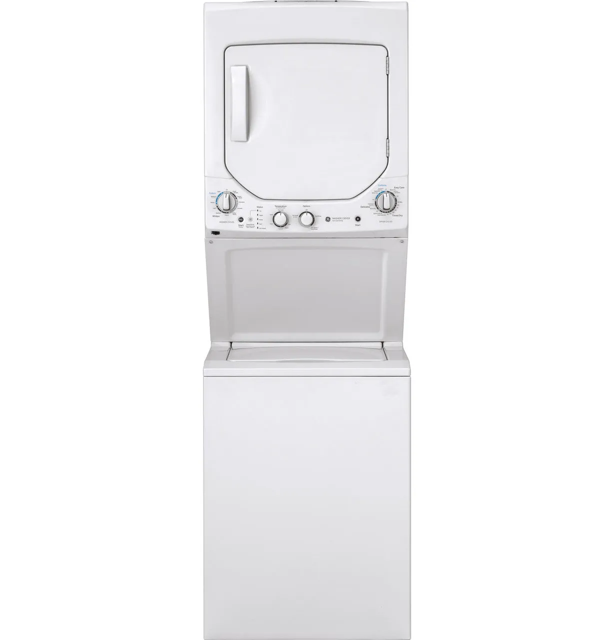 GE Unitized Spacemaker 2.3 cu. ft. Capacity Washer with Stainless Steel Basket and 4.4 cu. ft. Capacity Electric Dryer