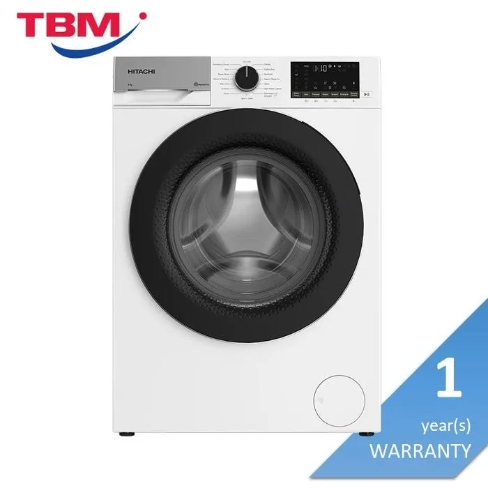 Hitachi BD-80YFVE Front Load Washer 8.0kg Inverter