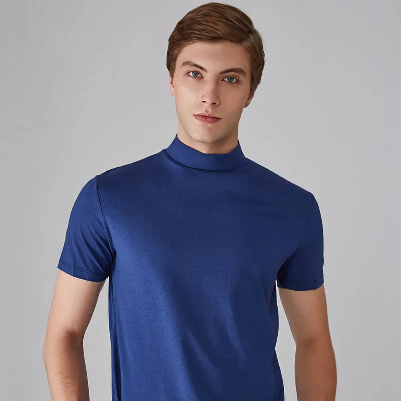 Hot Sale 40% OFFMen's T-shirt with Collar and Slim Fit