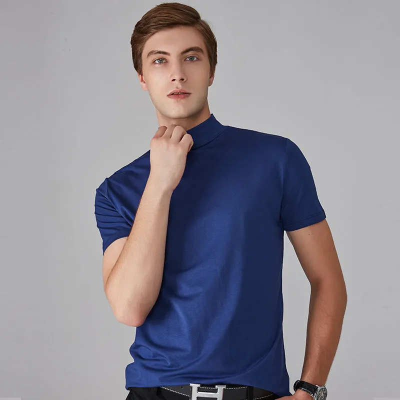 Hot Sale 40% OFFMen's T-shirt with Collar and Slim Fit