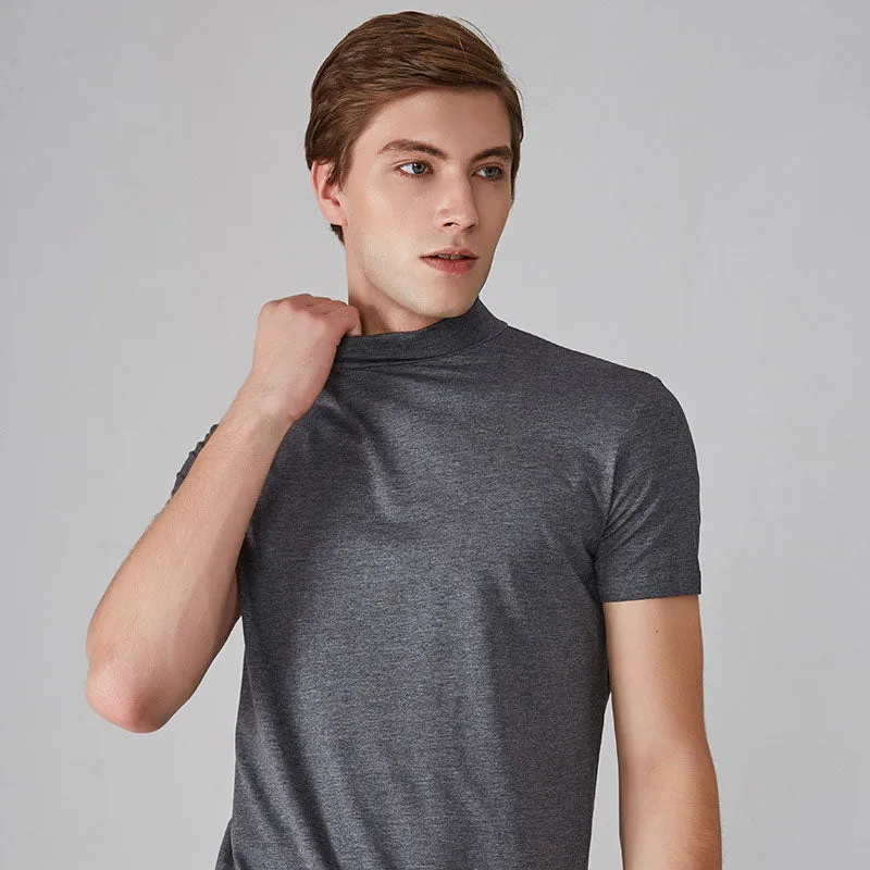 Hot Sale 40% OFFMen's T-shirt with Collar and Slim Fit