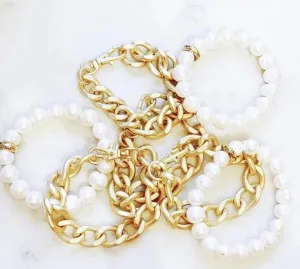Pearl Washer Bracelet