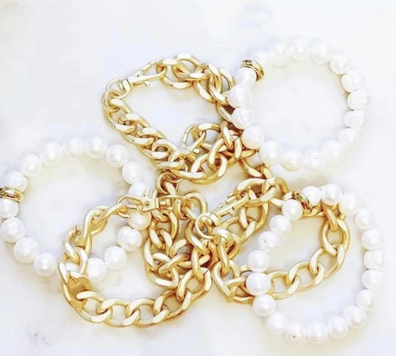 Pearl Washer Bracelet