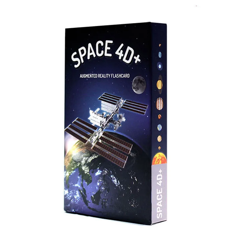 Space 4D  Flash Cards <br> Interactive Augmented Reality Cards