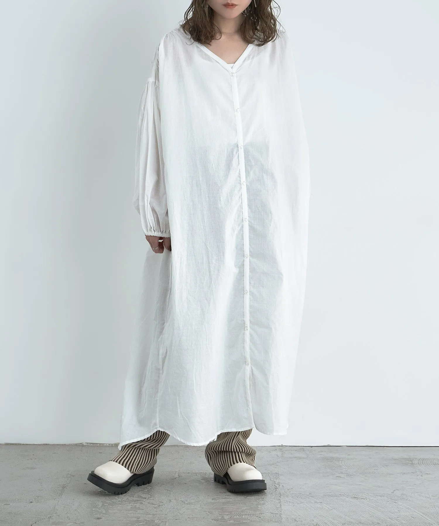 Washer cotton gather one-piece
