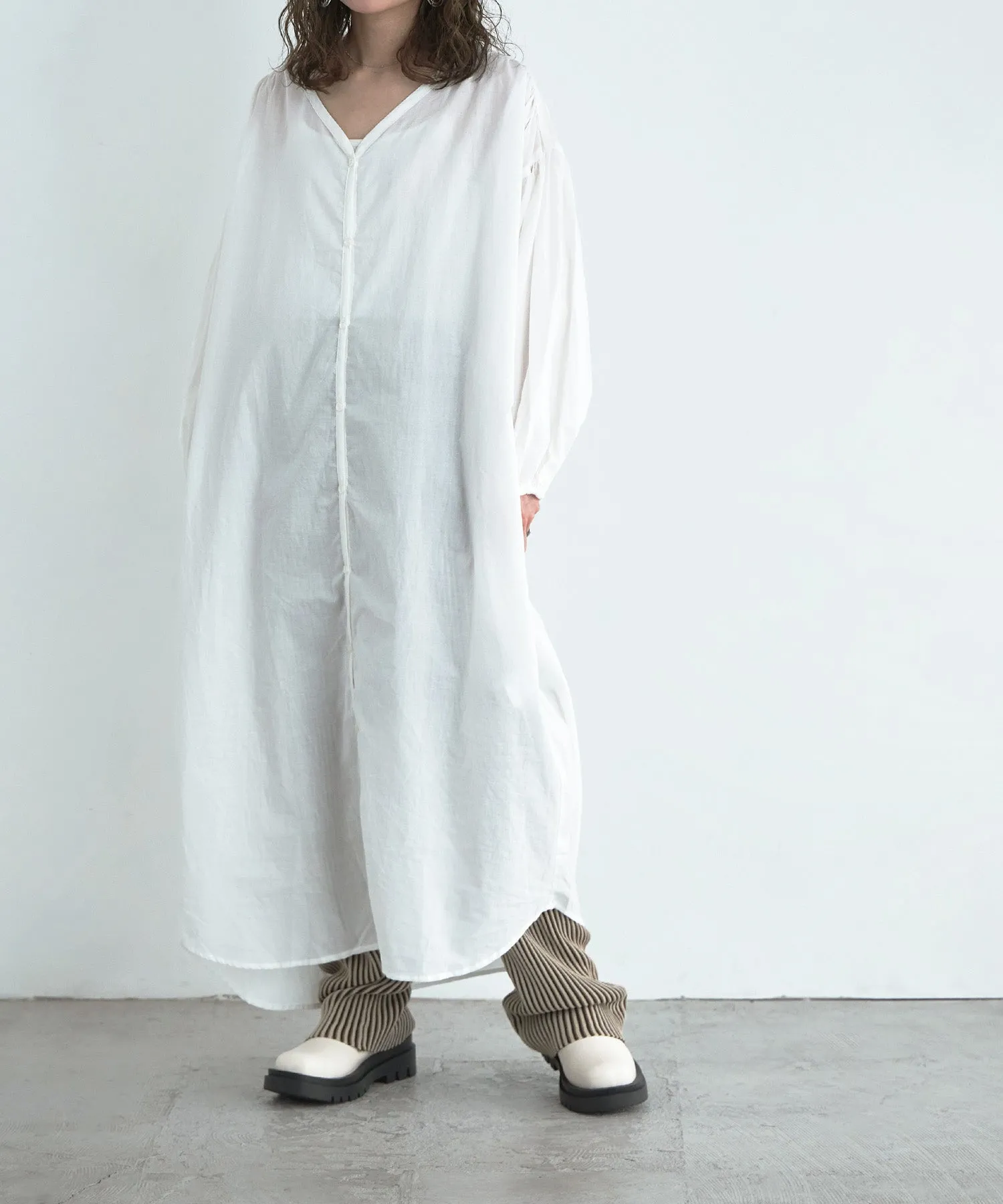 Washer cotton gather one-piece