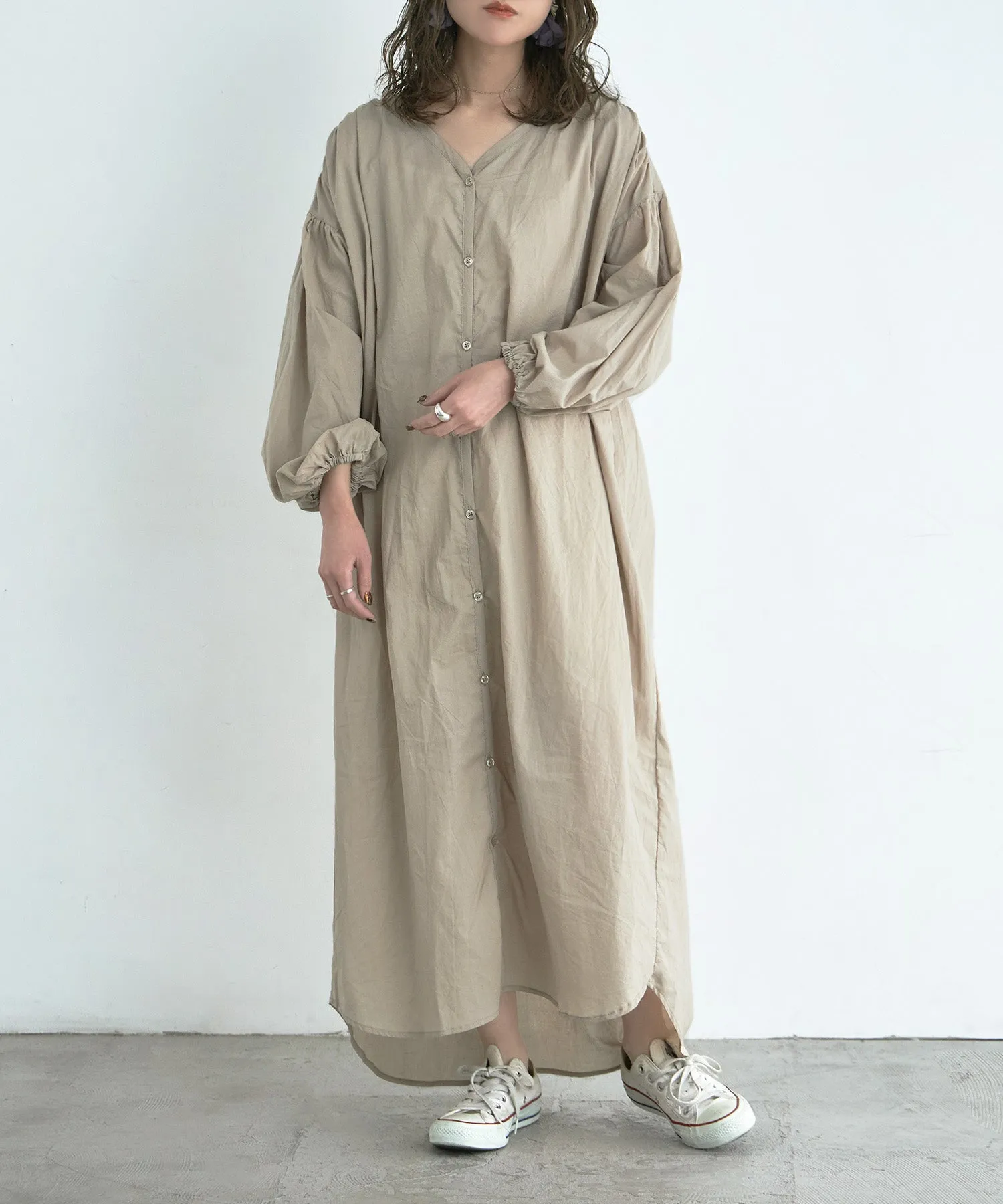 Washer cotton gather one-piece