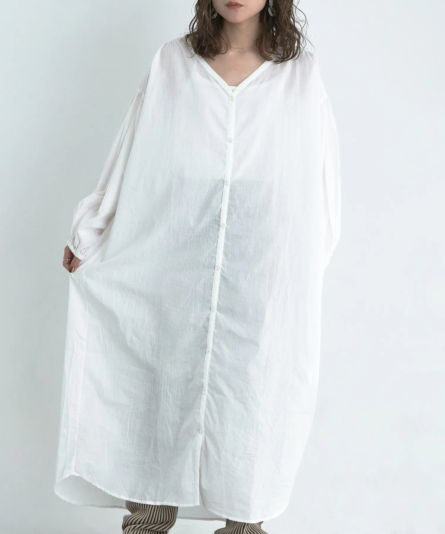 Washer cotton gather one-piece